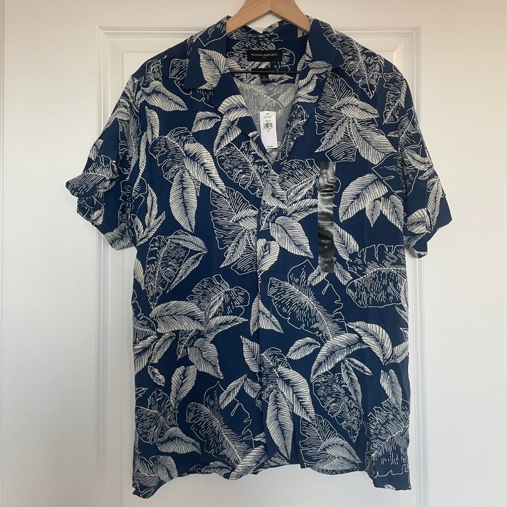 NWT Banana Republic Hawaiian Shirt